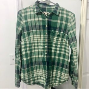 J. Crew Women’s Plaid Popover Shirt